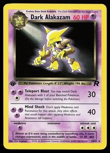 Dark Alakazam 18/82 Team Rocket 1st Edition