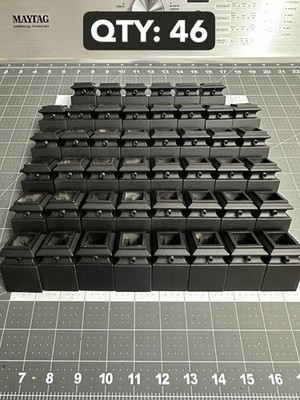 46-pack lot Walnut Creek 3/4'' Baluster angled Rake Shoe w/set screw 9063 Black