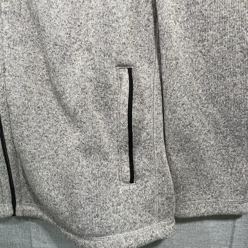 Polo Ralph Lauren Jacket Mens 2XL XXL Gray Bomber Full Zip Fleece preppy Pony - Picture 4 of 12