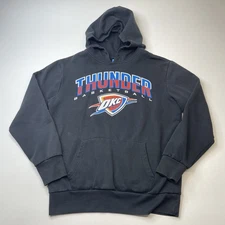 UNK Blue Label NBA Oklahoma City Thunder Basketball Pullover Hoodie Men’s Sz M