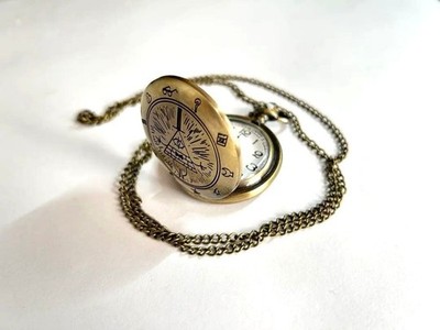Gravity Falls Antique Pocket Watch Triangle Symbol Constellation Engraving Japan