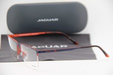NEW JAGUAR MOD. 33625-3100 BLUE RED GUNMETAL HAVANA AUTHENTIC EYEGLASSES 56-16