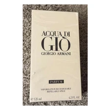 Acqua Di Gio by Giorgio Armani Parfum Spray For Men 125 ml / 4.2 oz New