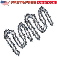2pc New 16 inch Chainsaw Chain Blade 3/8LP .0...