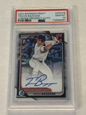 2024 Bowman Draft Chrome Prospect Auto PSA 10 Travis Bazzana #CPA-TB (AU, RC)