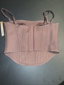 Skims Bonded Corset Group Crop Corset Size Small