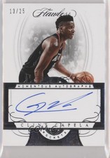 2017-18 Panini Flawless Momentous Auto 13/25 Clint Capela #MA-CC Auto 3d3