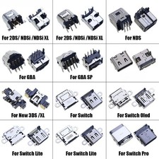 2pcs Power Socket Charging Port For NDS NDSL NDSi XL GBA GBASP Link Connector