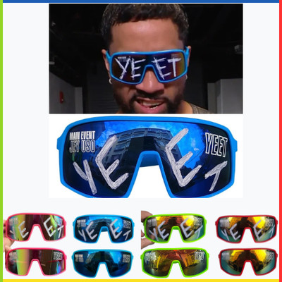 Jey Uso WWE Yeet Blue Sports Shades Glasses Sunglasses New Adult