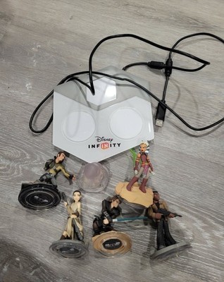 *FREE SHIPPING* Disney Infinity Star Wars Figure Lot Of 6 with dock