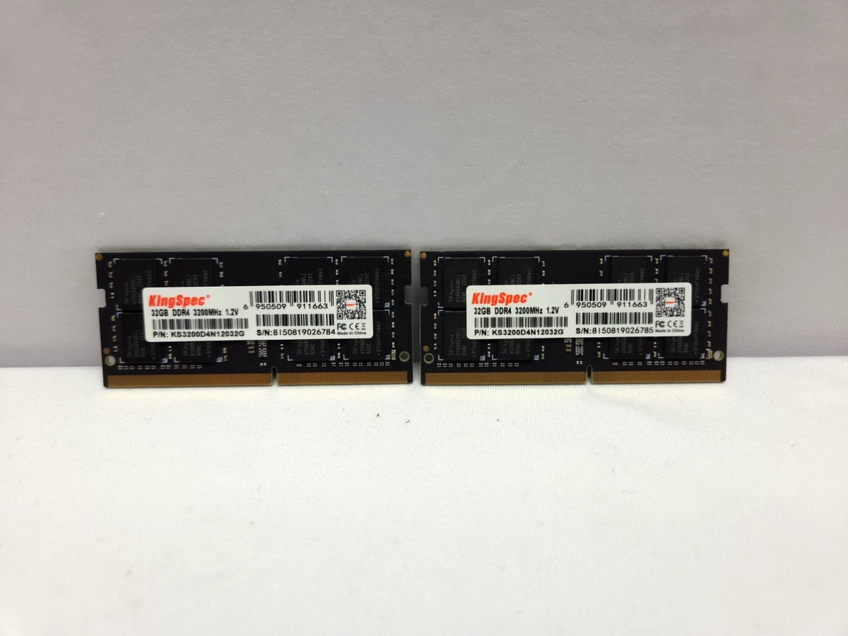 SO-DIMM DDR4 SDRAM 64 GB Total Capacity Memory (RAM) for sale | eBay