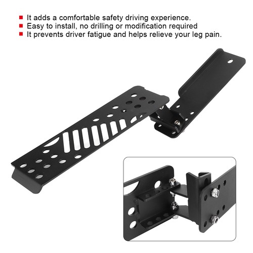 ˘Car Foot Rest Pedal Interior Door Footrests For JK & Unlimited 2018 - Picture 4 of 12