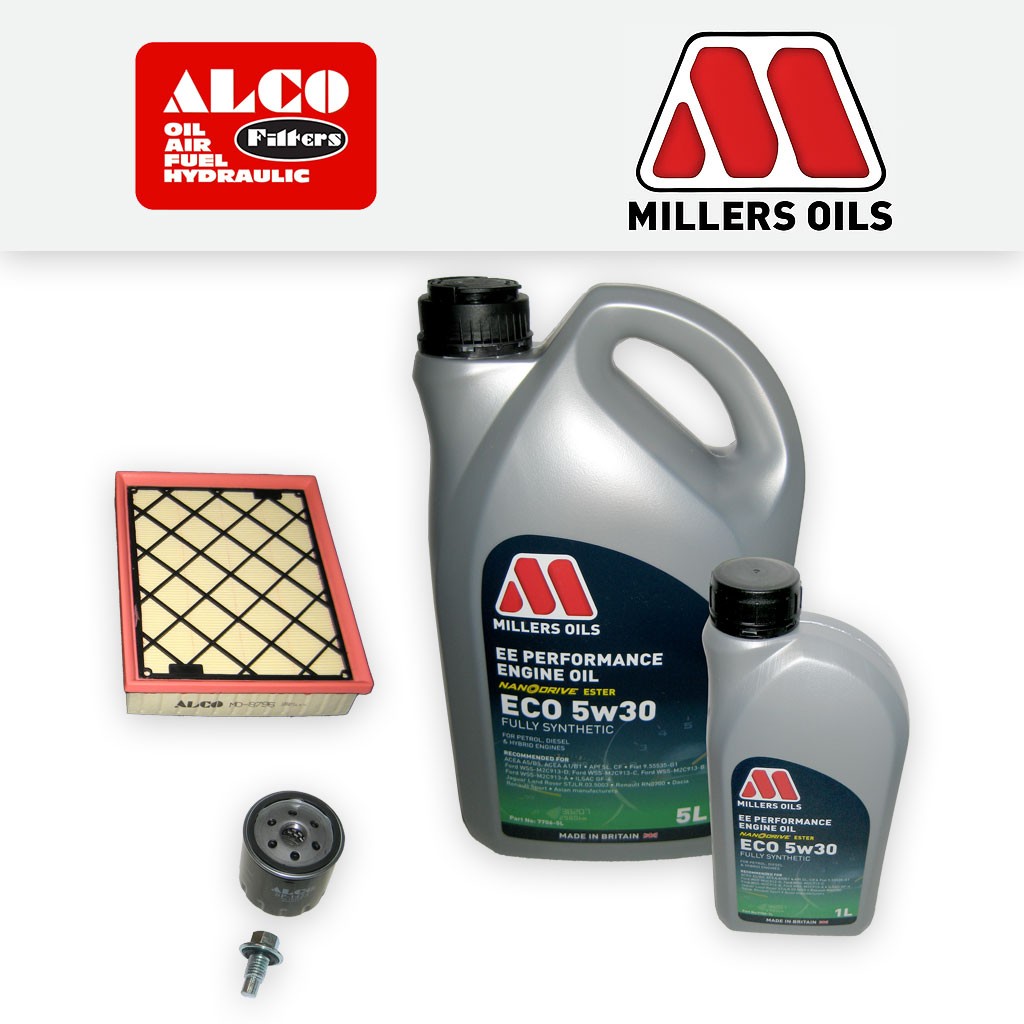 SERVICE KIT for FORD MONDEO MK5 2.0 ECOBOOST OIL AIR FILTERS +OIL (2015-2022)