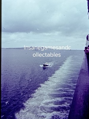 2 x Pilot Launch on River LIFFY Dublin 1969 35mm Slide Spencer Hall Slides
