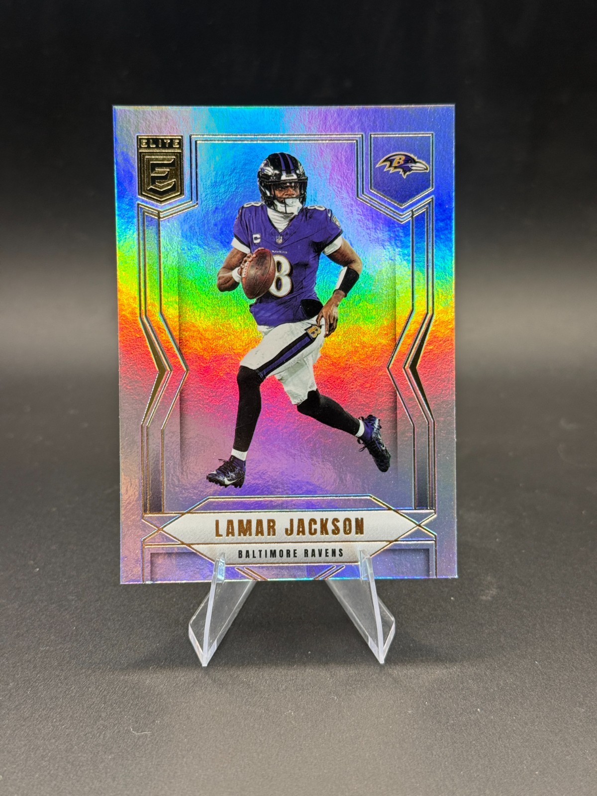 Lamar Jackson #10 2025 Panini Donruss Elite