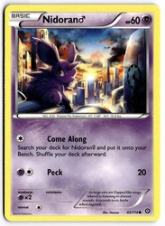 Nidoran M 43/114 Steam Siege Common