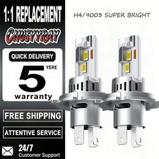 LED Headlight Hi/Lo Beam Bulbs Kit 9003/H4 Fit For Toyota Tacoma 2012-2015