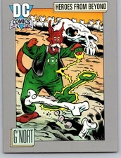 1991 DC Comics Cards #117 G'nort's Custom-Designed Power Ring 
