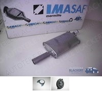 Imasaf Esd Auspuff Endtopf FüR Ford Puma (Ec) 1.4 16V 66KW, EndschalldäMpfer