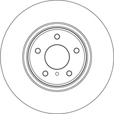 TRW Bremsscheibe Vorne für INFINITI Q70 (Y51) 320mm DF3925S