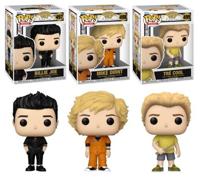 Green Day (Basket Case) Funko Pop! Rocks Set (3)