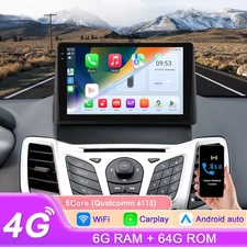 For Ford Fiesta 2009-2017 9"Android 14 Car GPS Navi Radio CarPlay DSP WiFi 6+64G