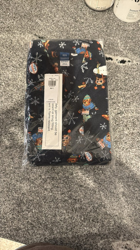 Old Navy Youth Unisex Flannel Dogs Christmas Holidays Pajama Set S (6-7)