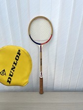 Rucanor Europa Squash Racquet Japan Vintage Wooden Frame & Dunlop Head Cover VGC
