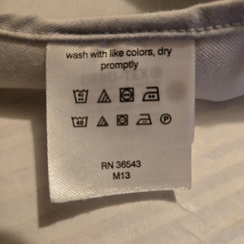 Calvin Klein Shirt Mens L 16.5 34-35 Gray Infinite Non Iron Slim Fit Button Up - Picture 12 of 13