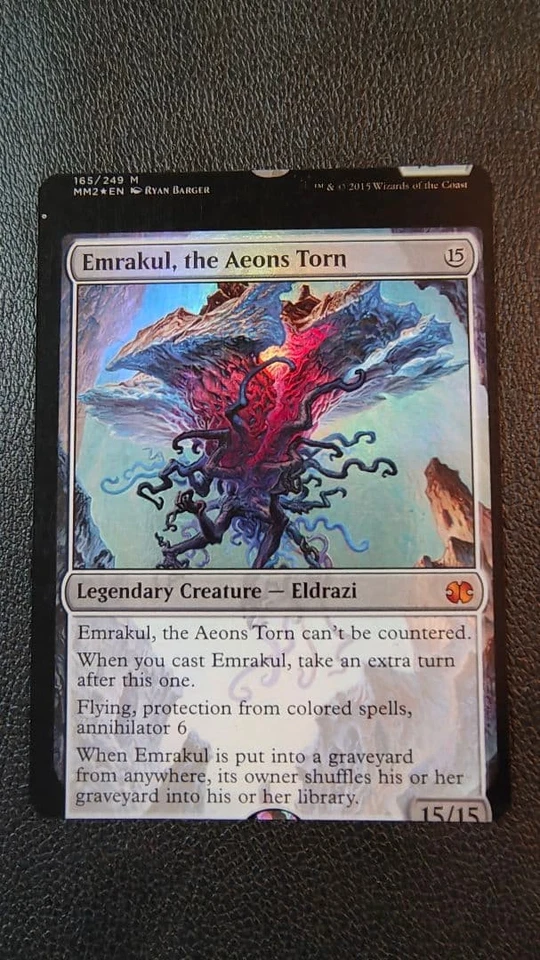 Emrakul the Aeons Torn Foil English MTG Modern Masters 2015 Error Card - Image 2 of 4