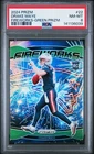 2024 PANINI PRIZM FIREWORKS GREEN PRIZM #22 DRAKE MAYE ROOKIE RC PSA 8