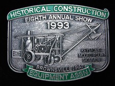 PJ13166 NOS 1993 HISTORICAL CONSTRUCTION EQUIPMENT ASSOCIATION SHOW BUCKLE