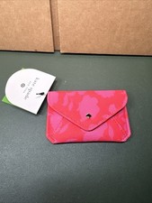 Red Pink Rose Envelope Card Case Holder kate spade new york x Target NWT