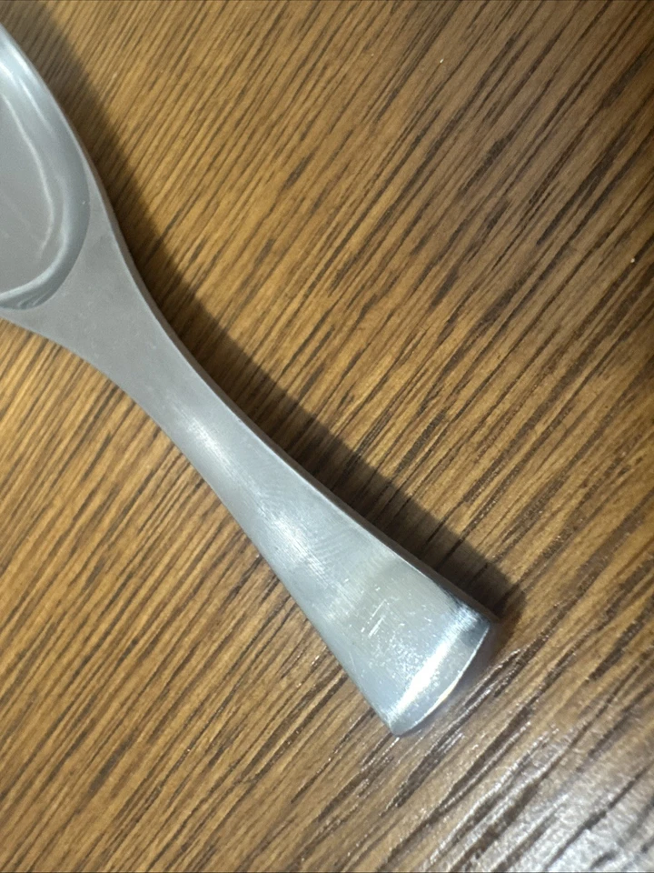 Tablespoon Serving Spoon Small Dansk ODIN Satin Stainless Germany 6 3/4" 6.75 - Image 3 of 4