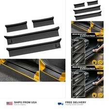 Door Sill Guards Kit for 2018-2025 Jeep Wrangler JL/2020-2025 Gladiator JT Do...