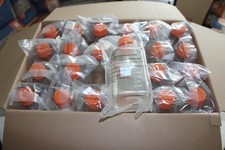 24 Stück Laborflaschen 1 Liter mit Schraubverschluss und Deckel. Eingeschweißt.