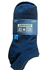 6 PAIR NWT CONVERSE ALL STAR WOMENS LOW CUT SOCKS fit shoe sizes 4 - 10