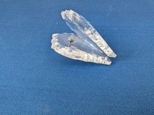 Crystal Oyster With Pearl Figurine Clear No Box.