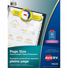 Avery Page Size Sheet Protectors 78630
