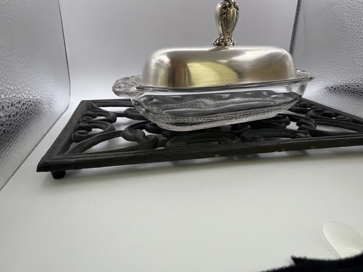 1847 Rogers Bros Antique US Silver-Plated Butter Dishes for sale