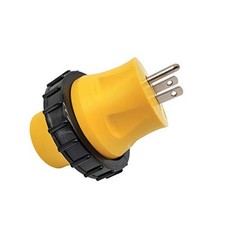 691685 Shore Power Adapter Household 15A 5-15 Plug to RV Twist Lock 30A