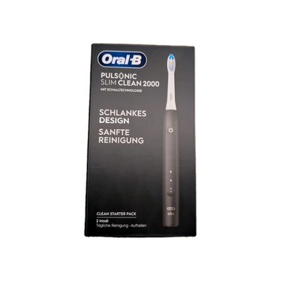 Oral-B Pulsonic Slim Clean 2000 Elektrische Zahnbürste - Schwarz