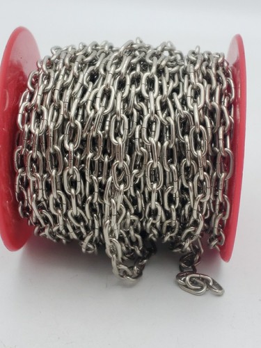 Metal Nickel Plated 7# Hobby Craft Clock Chain 18lb Load Capacity 0710727 Italy - Picture 6 of 8
