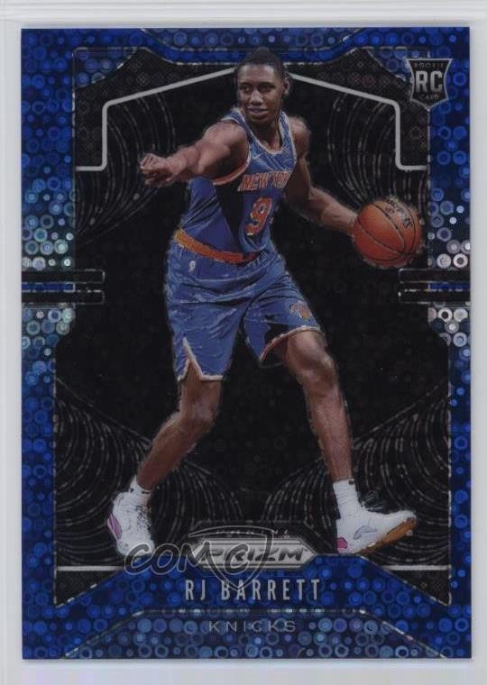 2019-20 Panini Prizm Rookie Fast Break Blue Prizm 119/175 RJ Barrett #250 14lc