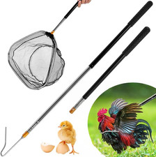 Telescopic Chicken Catcher Leg Hook  58.5 Inch Chicken Net Catcher with Non Slip
