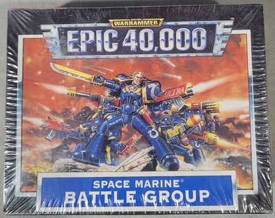 Vintage Sealed 1997 Warhammer Epic 40k Space 6mm Marine Battle Group NIB OOP 