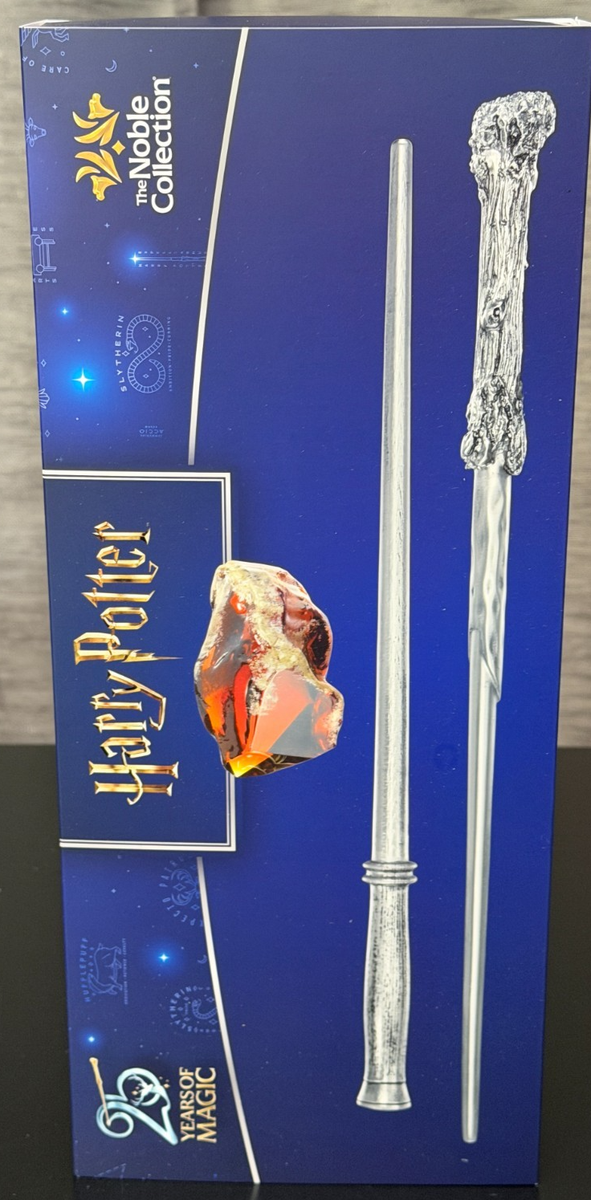 Harry Potter 25th Anniversary Silver First Wand and Sorcerer's
