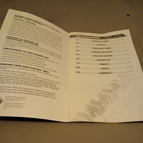 TNN Motorsports HardCore 4x4 (Sega Saturn, 1996) Game Case Manual 