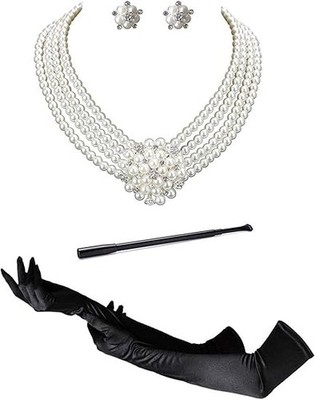 Iconic Audrey Hepburn Breakfast at Tiffany's Costume Jewelry