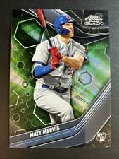 2023 Topps Chrome Black Baseball Matt Mervis Green RC /99 #84 Cubs